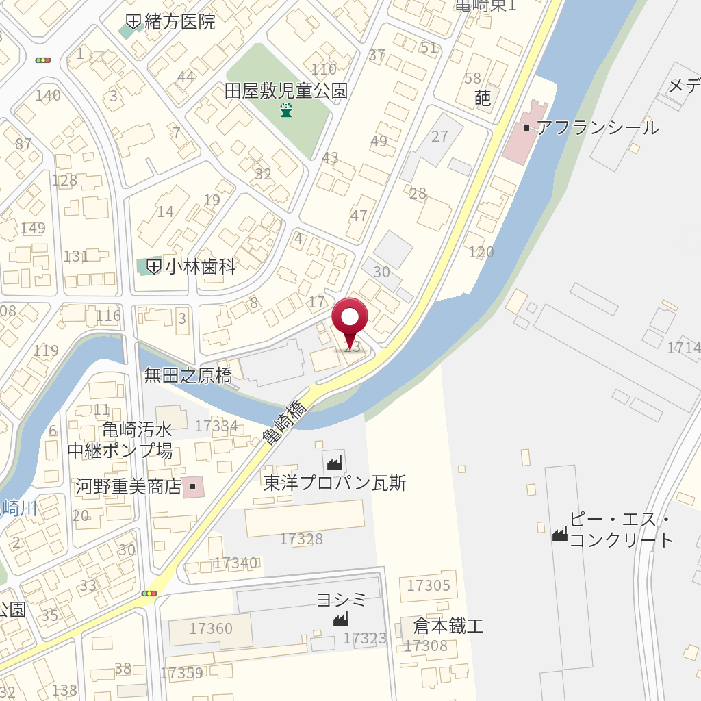 亀崎木工 の地図 住所 電話番号 Mapfan