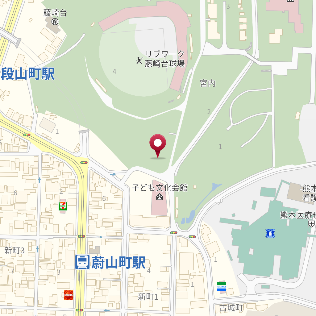 熊本市営熊本城宮内駐車場 の地図 住所 電話番号 Mapfan