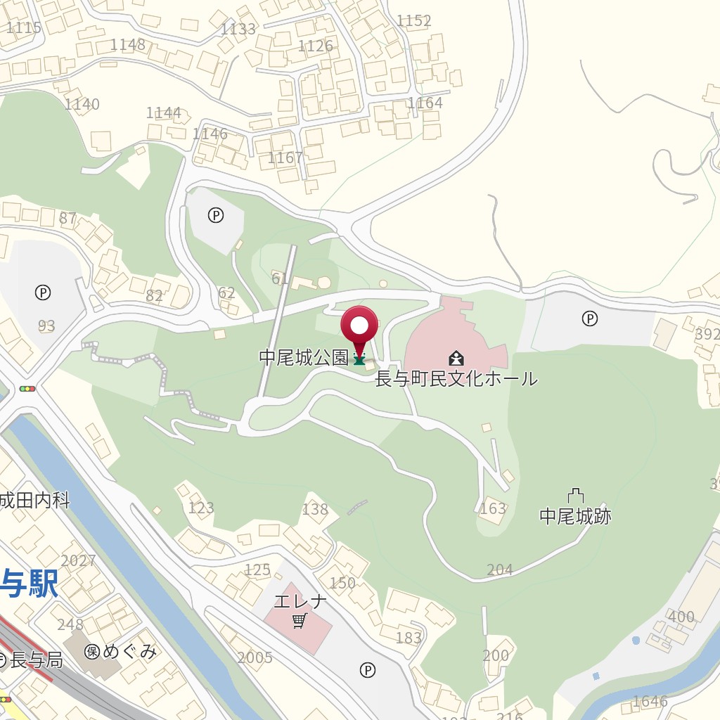 中尾城公園管理事務所 の地図 住所 電話番号 Mapfan
