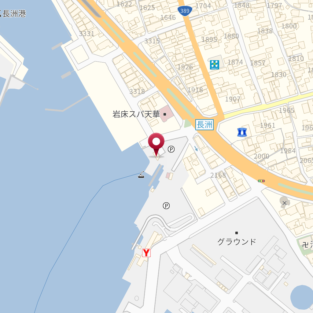 長洲港ｆｔ 有明海自動車航送船組合 の地図 住所 電話番号 Mapfan