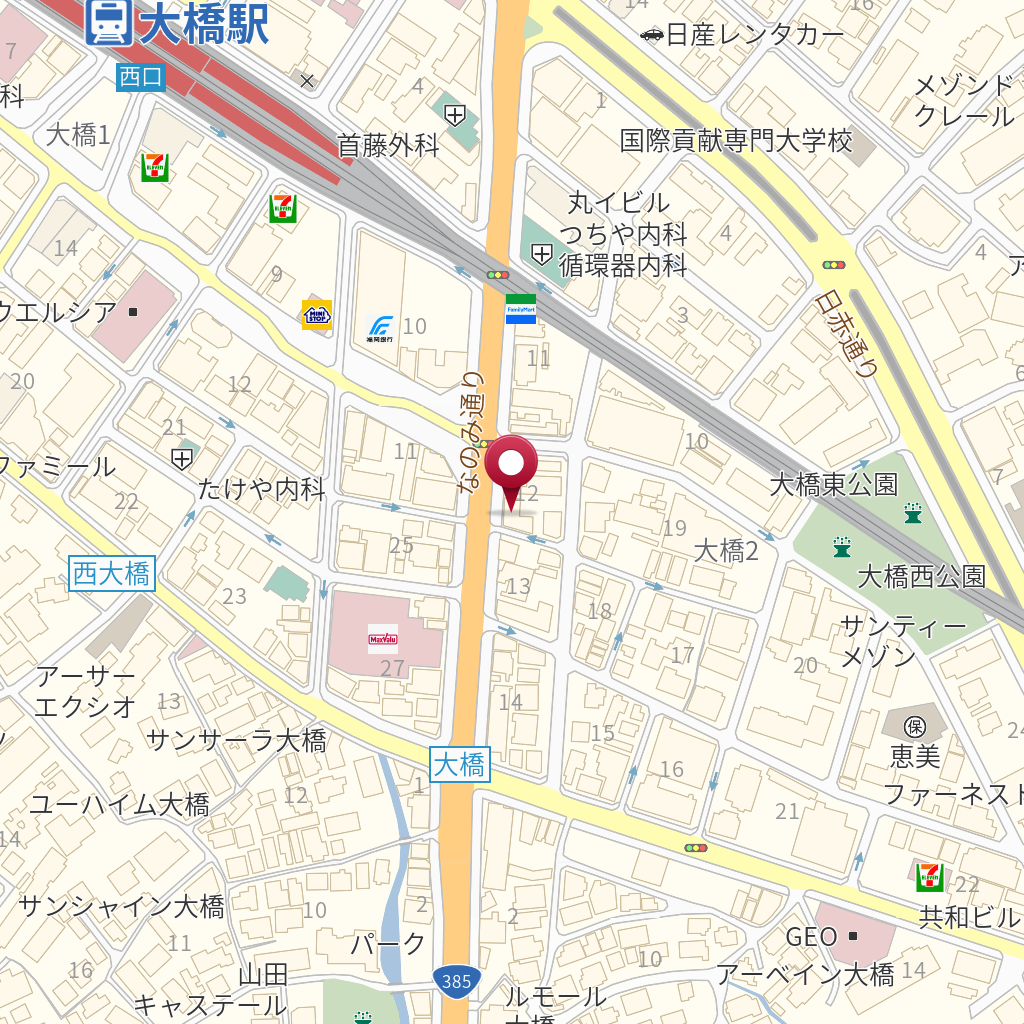 ｓｏｅｎ大橋店 の地図 住所 電話番号 Mapfan