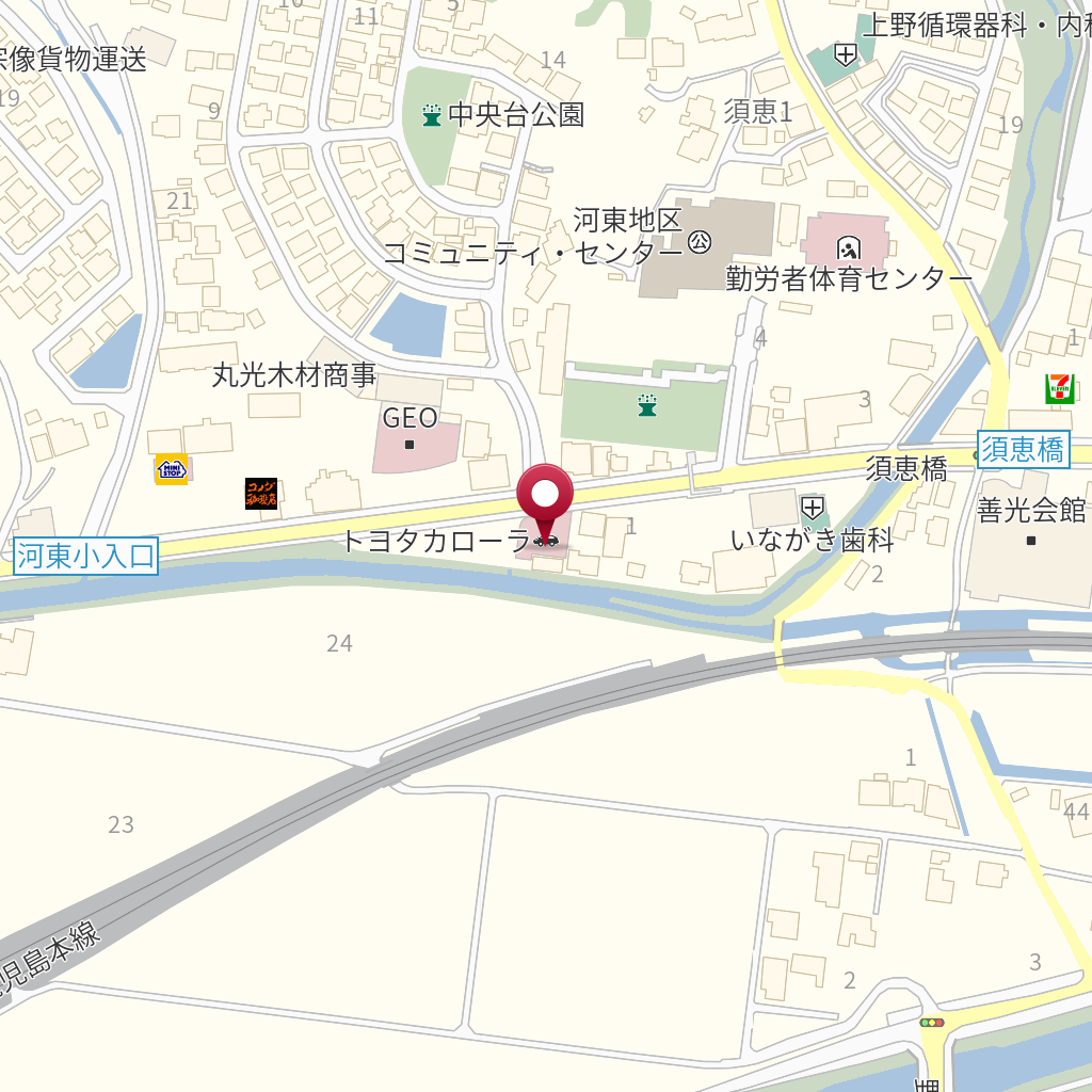 トヨタカローラ博多宗像店 の地図 住所 電話番号 Mapfan
