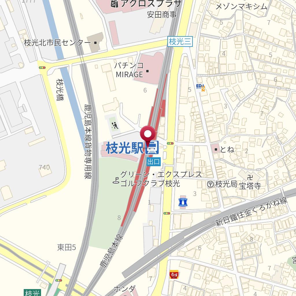 枝光駅 鹿児島本線 の地図 住所 電話番号 Mapfan