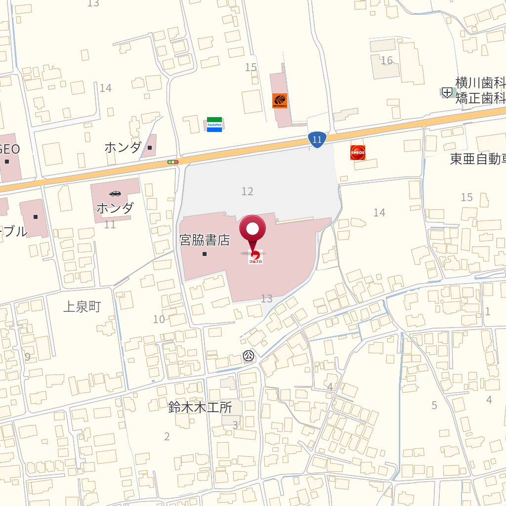 ファッションセンターしまむら新居浜南店 の地図 住所 電話番号 Mapfan