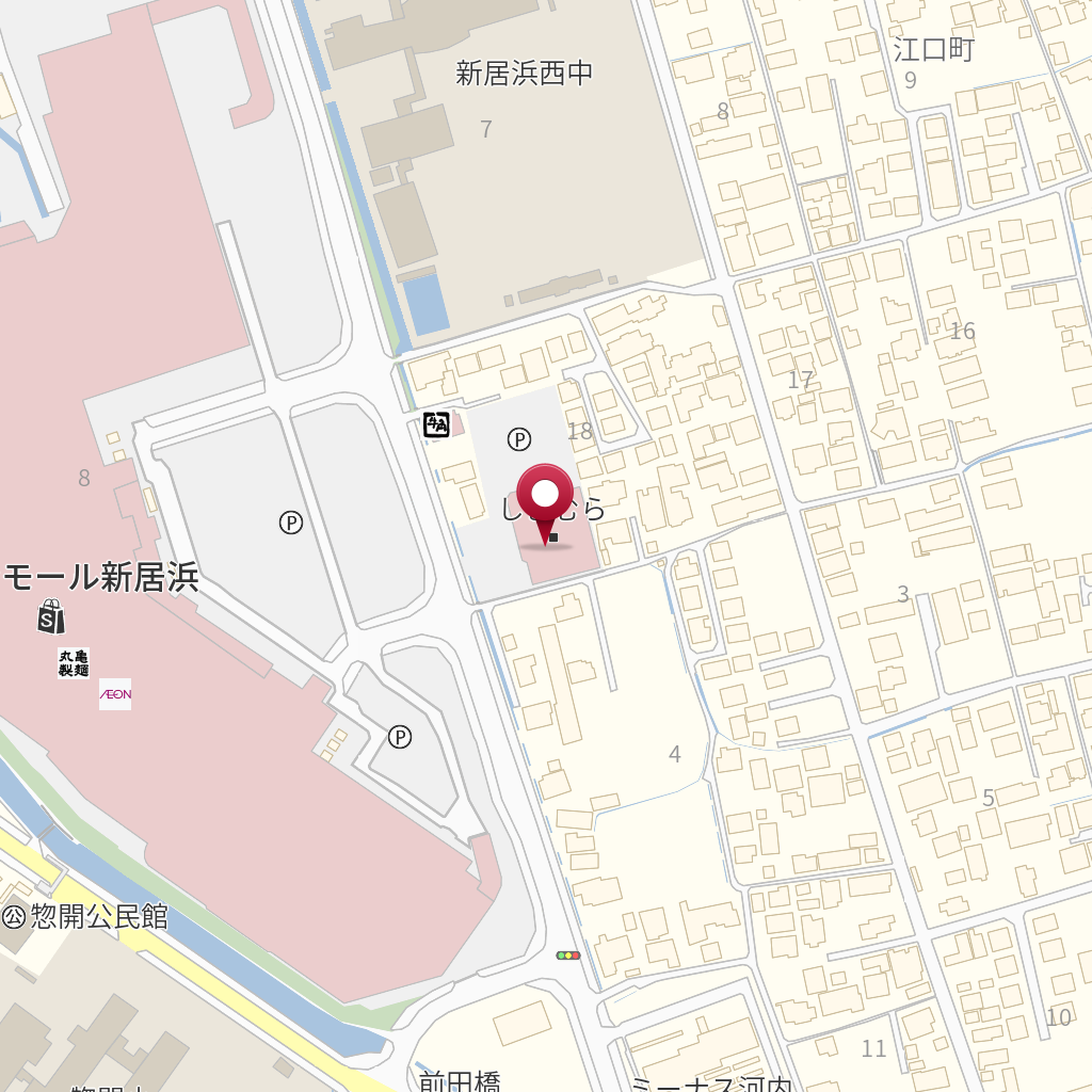 ファッションセンターしまむら新居浜店 の地図 住所 電話番号 Mapfan