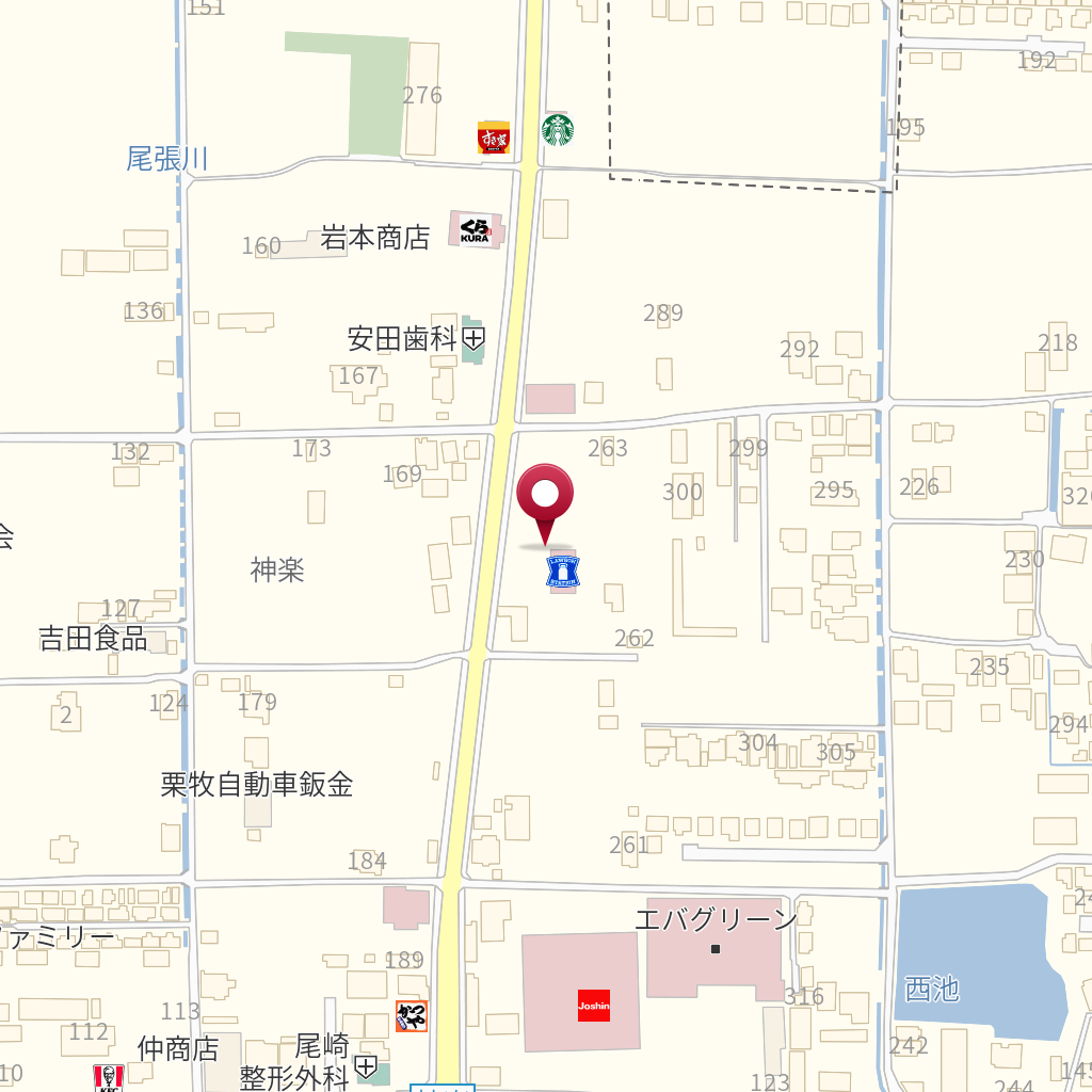 ローソン大和高田神楽店 の地図 住所 電話番号 Mapfan