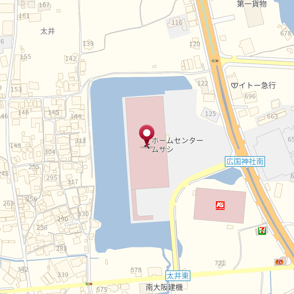 ホームセンタームサシ美原店 の地図 住所 電話番号 Mapfan