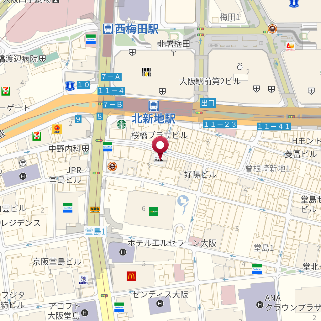 表参道スキンクリニック大阪院 の地図、住所、電話番号 - MapFan