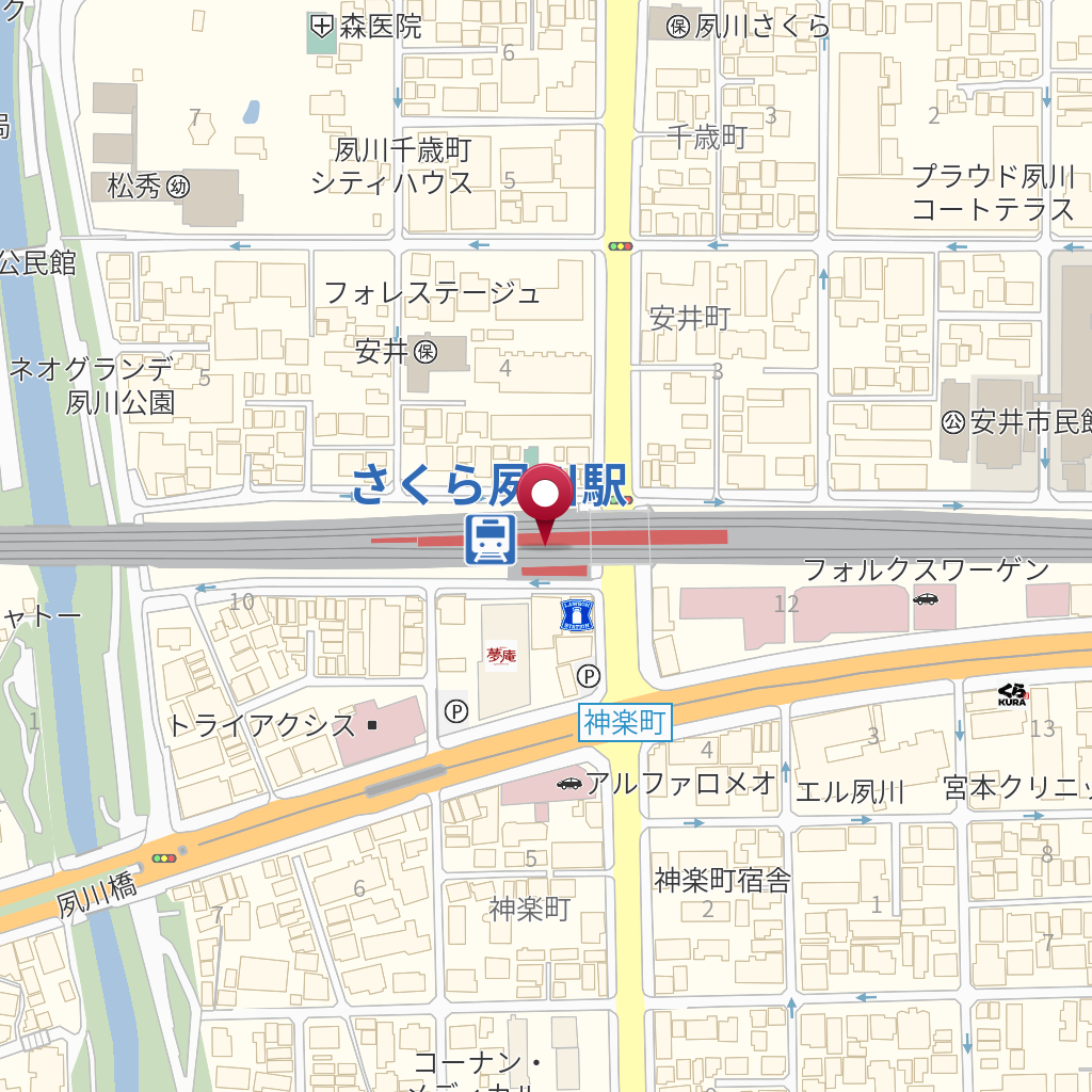 三井住友銀行JRさくら夙川駅 の地図、住所、電話番号 MapFan