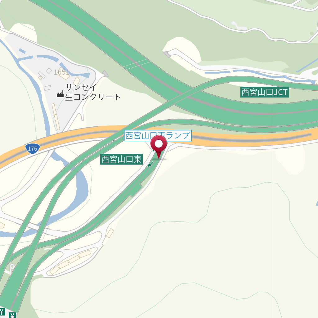 西宮山口東ランプ ７号北神戸線 入口 上り の地図 住所 電話番号 Mapfan