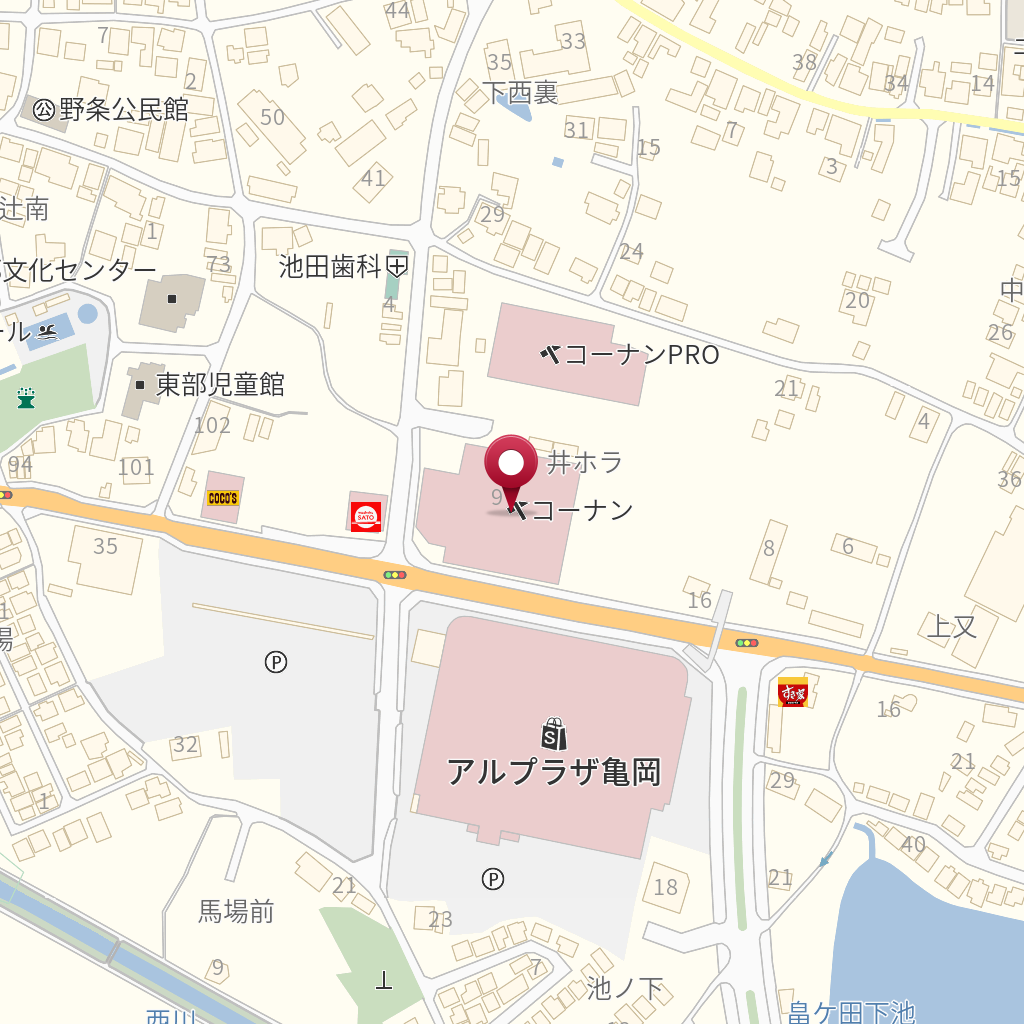 ホームセンターコーナン亀岡篠店 の地図 住所 電話番号 Mapfan
