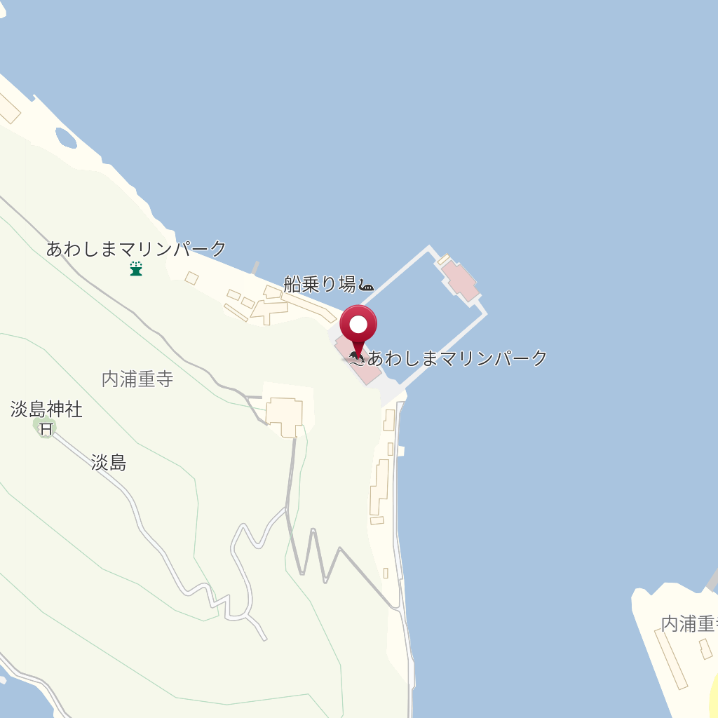 淡島マリンパーク の地図 住所 電話番号 Mapfan