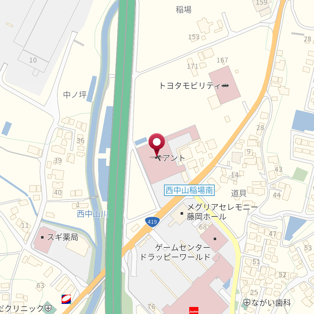 ホームセンターアント藤岡店 の地図 住所 電話番号 Mapfan