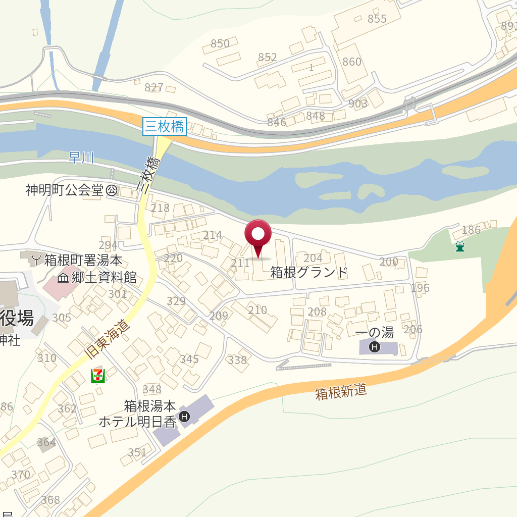 箱根湯本観光協会 の地図、住所、電話番号 MapFan
