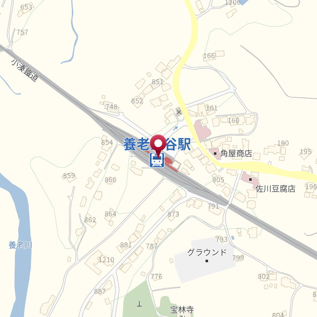 養老渓谷駅 小湊鉄道線 の地図 住所 電話番号 Mapfan