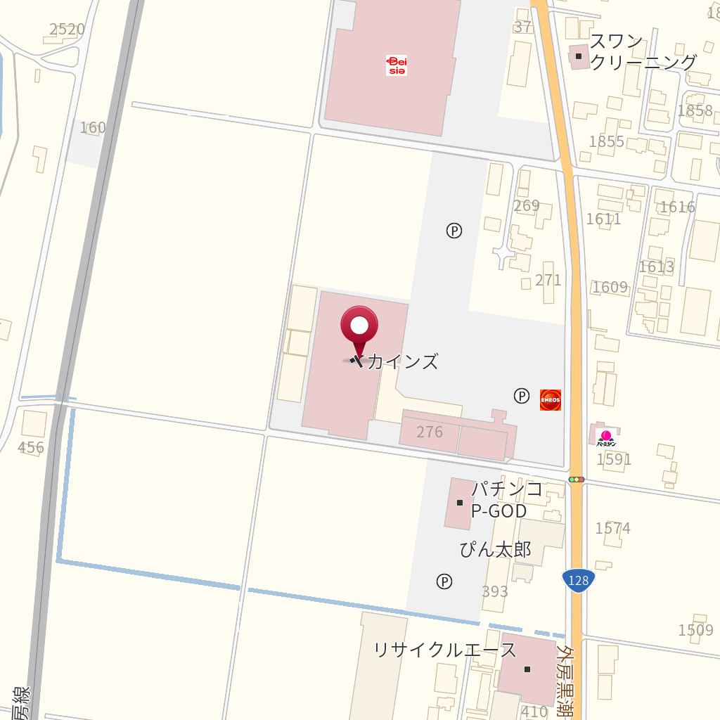 カインズ大原店 の地図 住所 電話番号 Mapfan