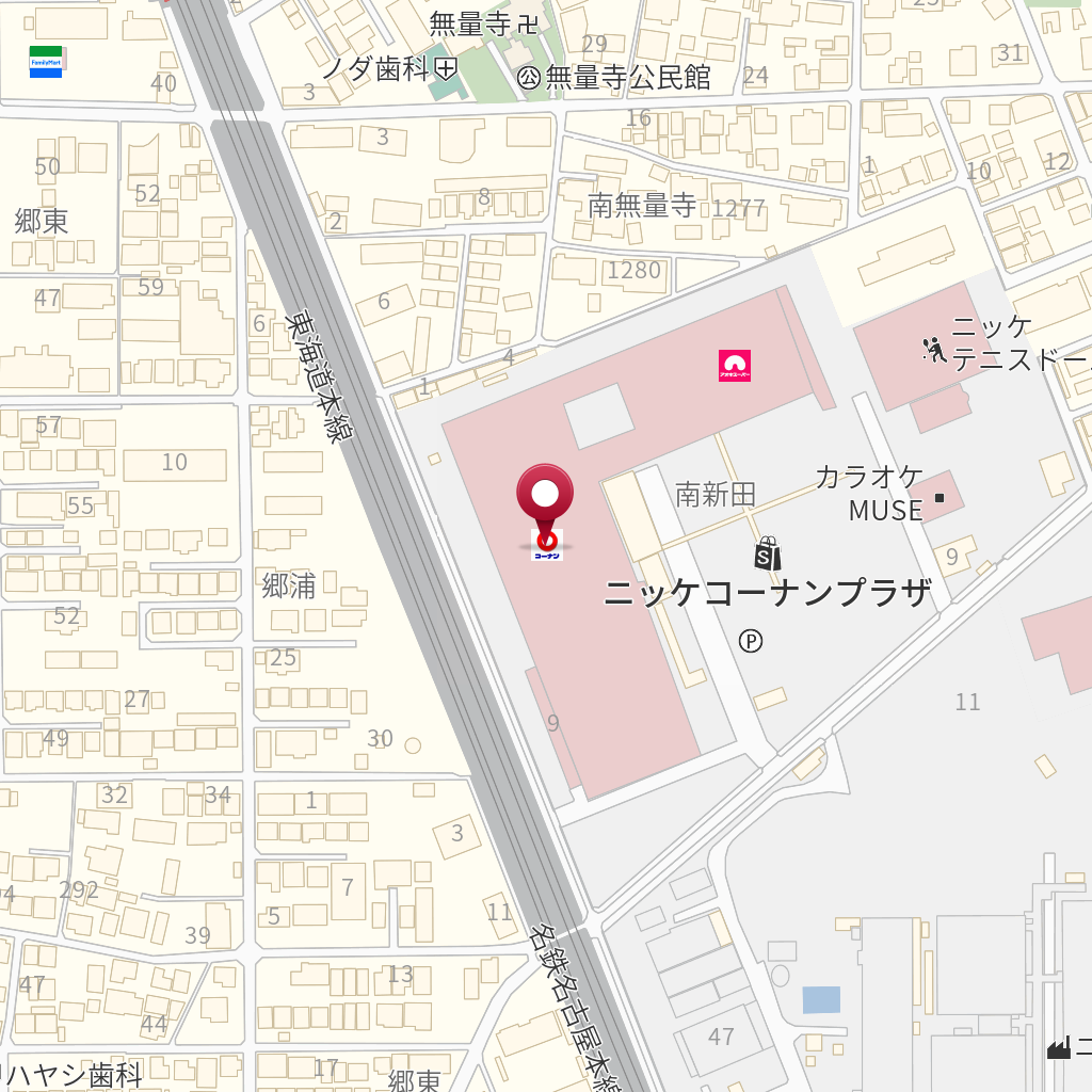 ホームセンターコーナン一宮今伊勢店 の地図 住所 電話番号 Mapfan