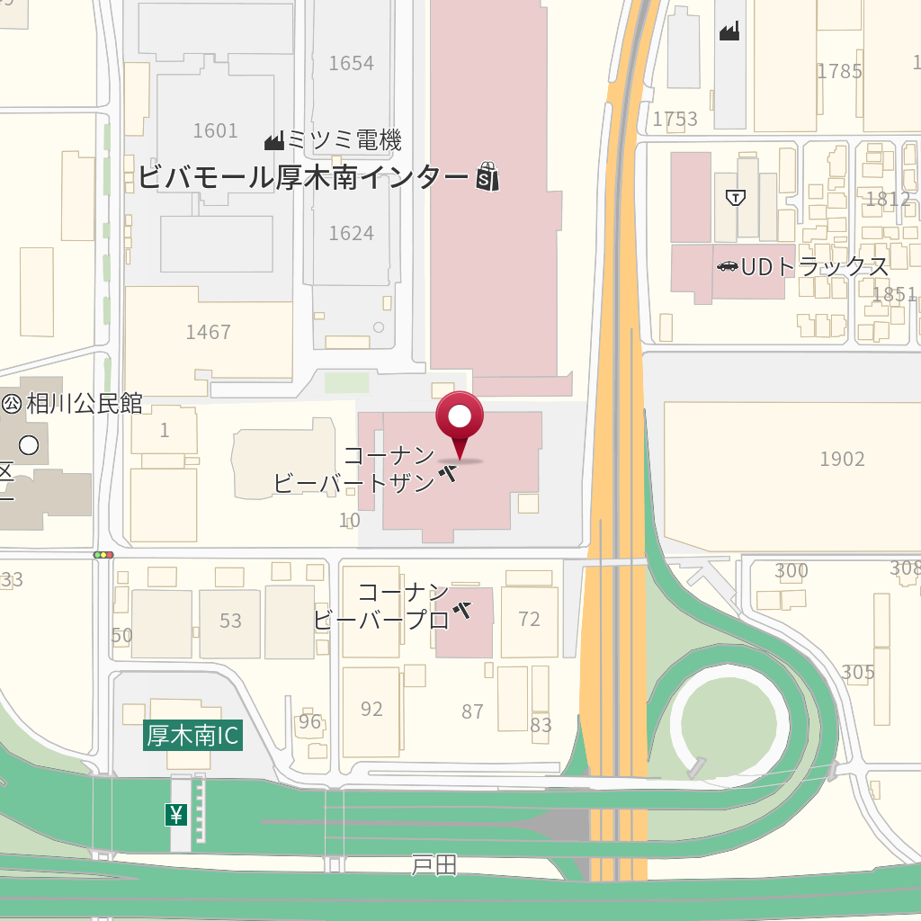 横浜銀行ビーバートザン厚木店 の地図 住所 電話番号 Mapfan