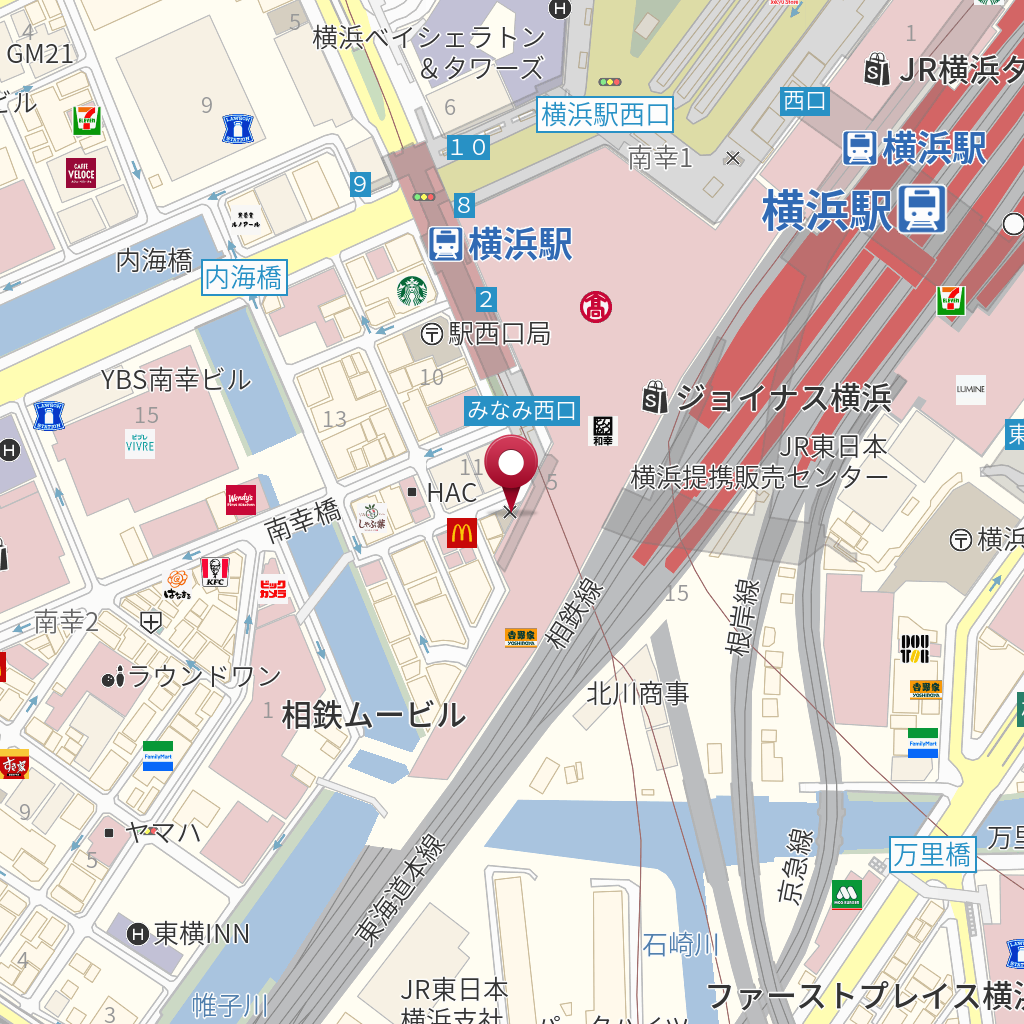 戸部警察署横浜駅相鉄口交番 の地図、住所、電話番号 MapFan
