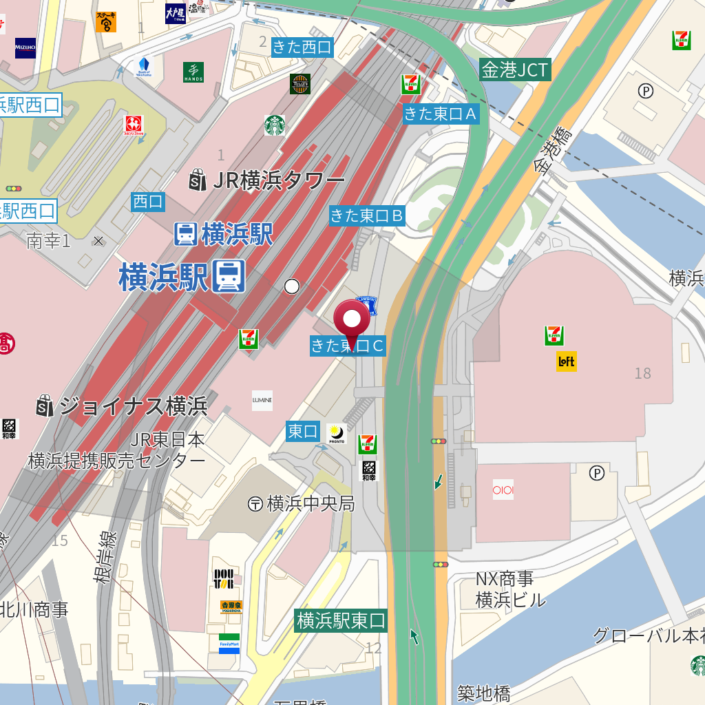 戸部警察署横浜駅東口交番 の地図、住所、電話番号 MapFan