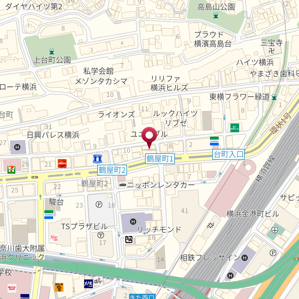ティンク横浜 の地図 住所 電話番号 Mapfan