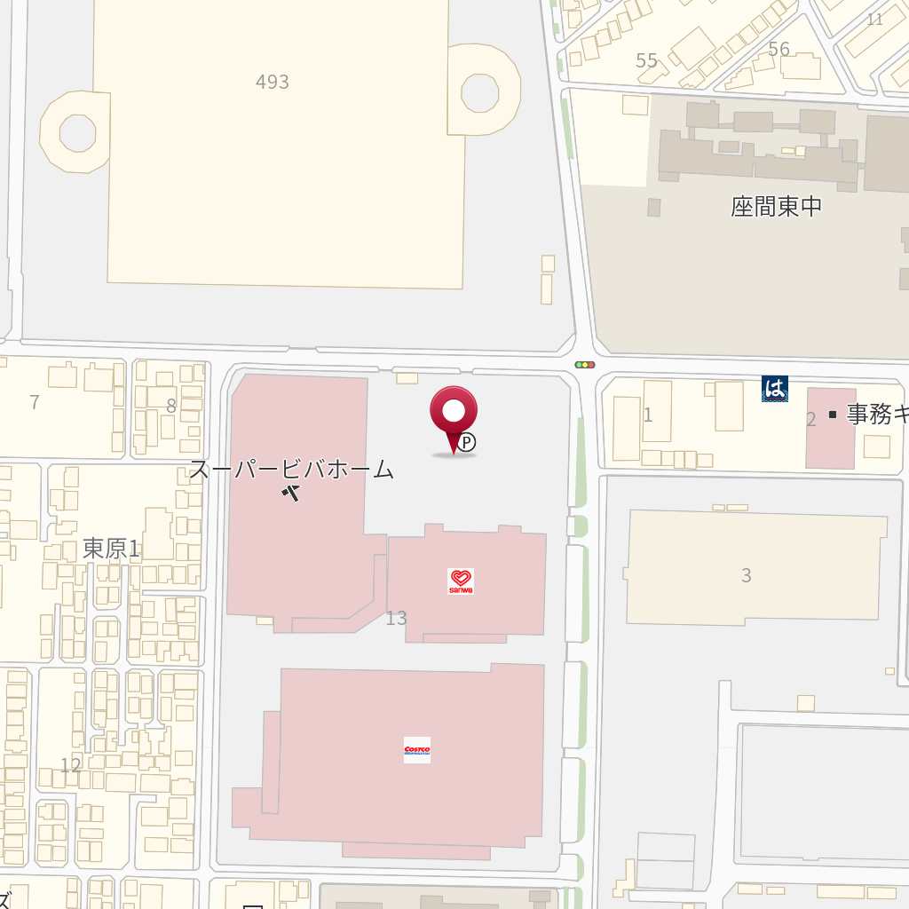 スーパービバホーム座間店駐車場 の地図 住所 電話番号 Mapfan