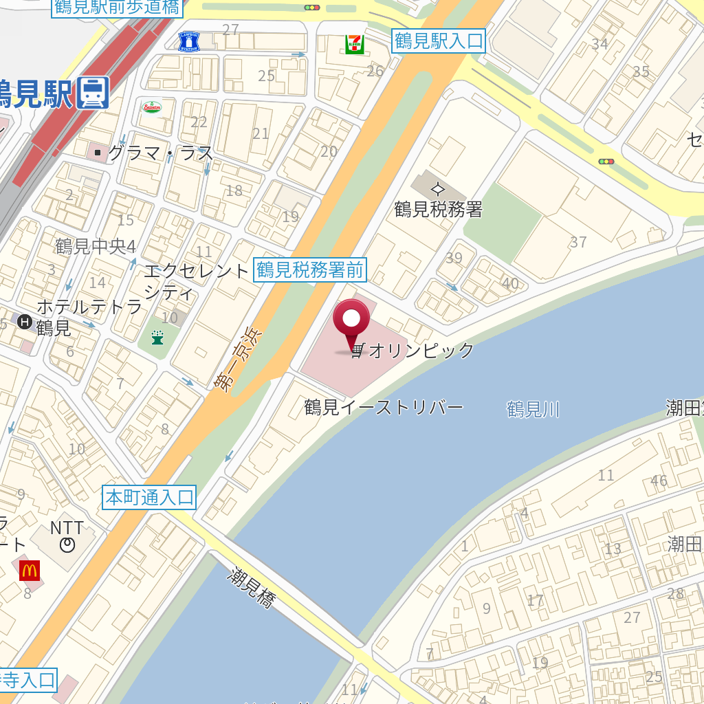 オリンピック 鶴見中央店 の地図 住所 電話番号 Mapfan