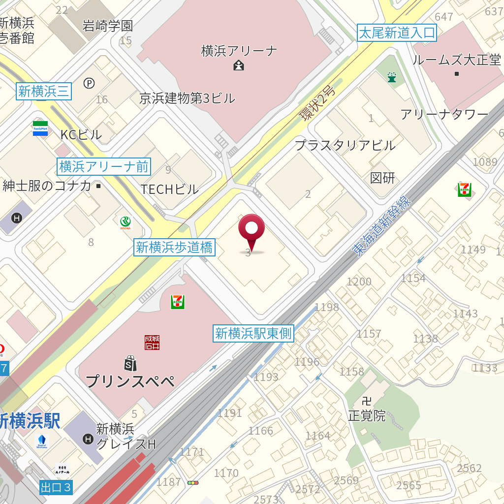 横浜銀行 事務センター の地図、住所、電話番号 MapFan
