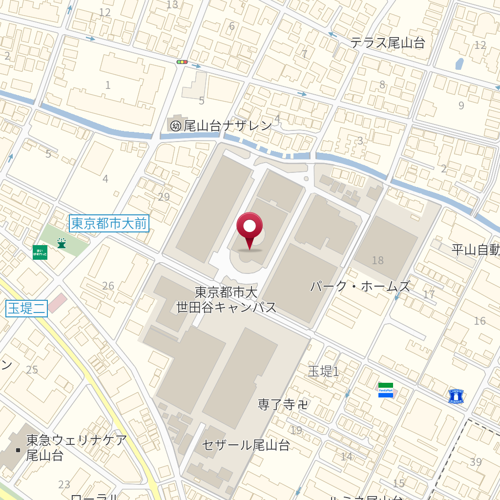 東京都市大学 世田谷キャンパス の地図 住所 電話番号 Mapfan