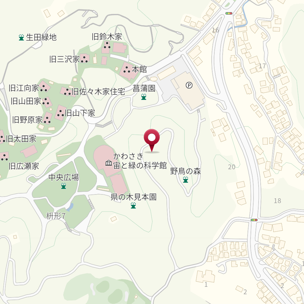 生田緑地 の地図 住所 電話番号 Mapfan
