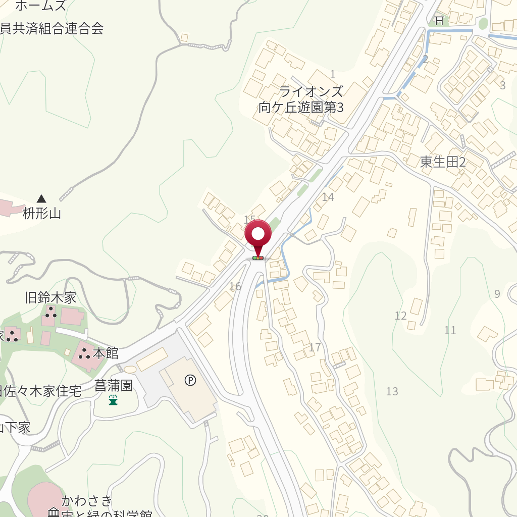 生田緑地入口 の地図 住所 電話番号 Mapfan