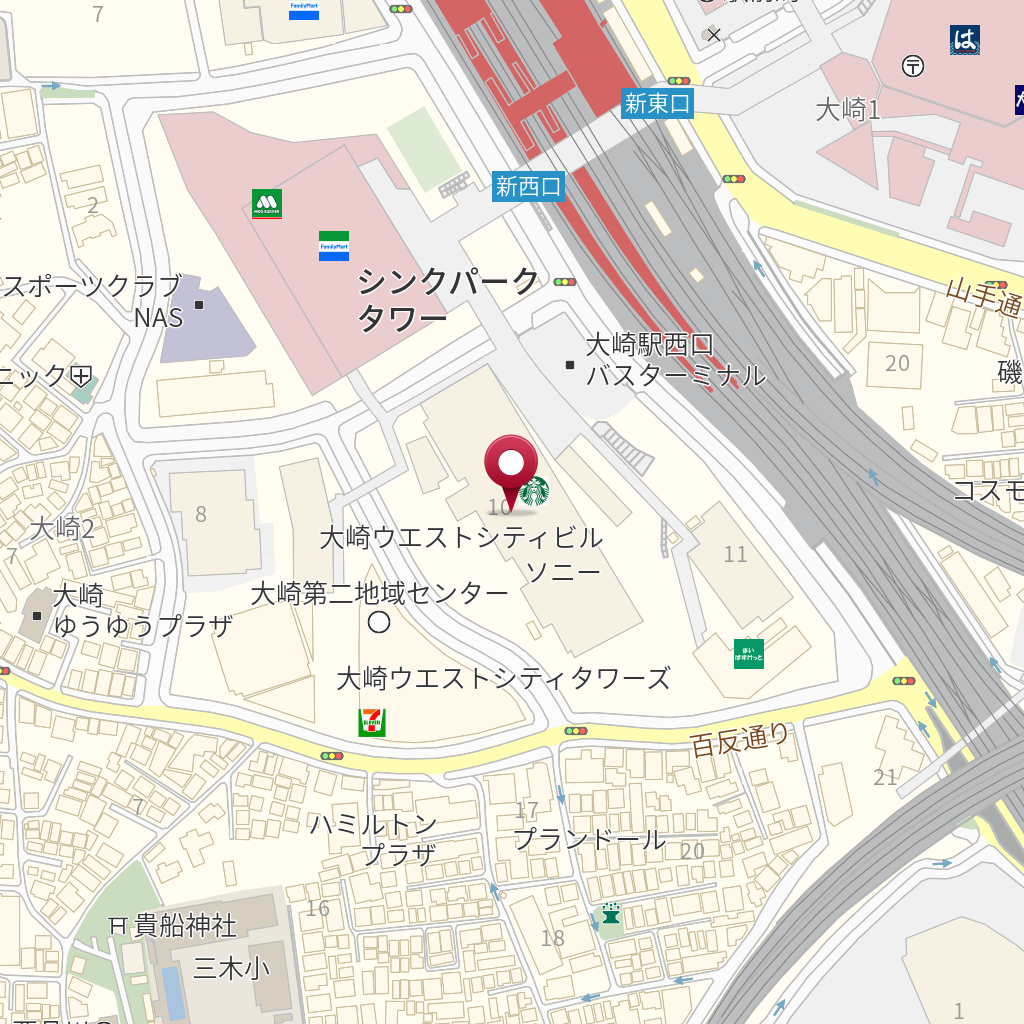 ｔｓｕｔａｙａ 大崎駅前店 の地図 住所 電話番号 Mapfan