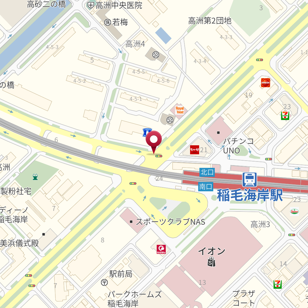 稲毛海岸駅 の地図、住所、電話番号 MapFan