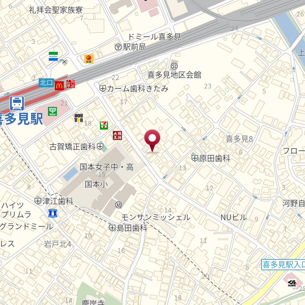 さわやか信用金庫 喜多見支店 の地図 住所 電話番号 Mapfan