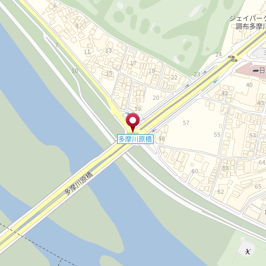 多摩川原橋 の地図 住所 電話番号 Mapfan