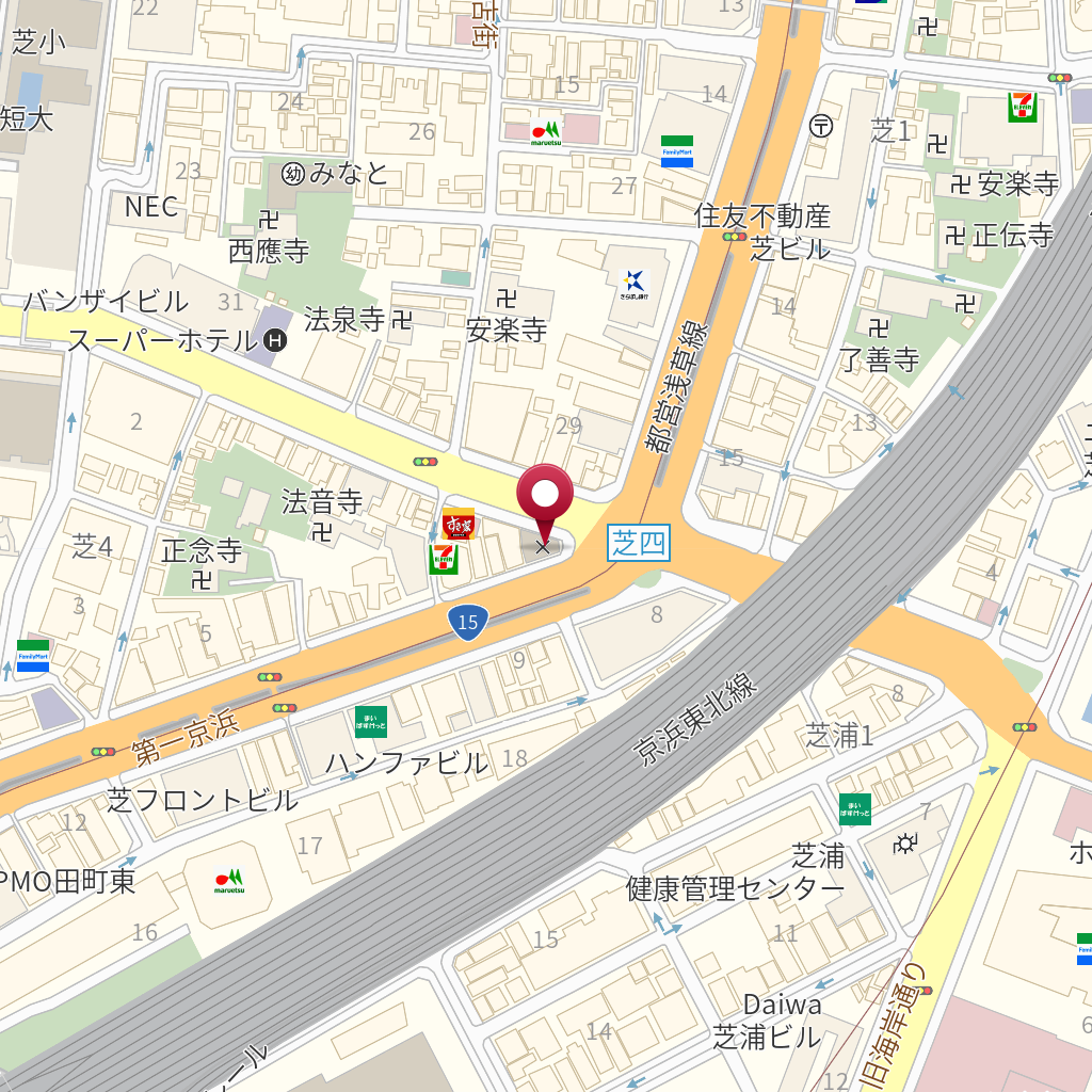 三田警察署芝四丁目交番 の地図 住所 電話番号 Mapfan