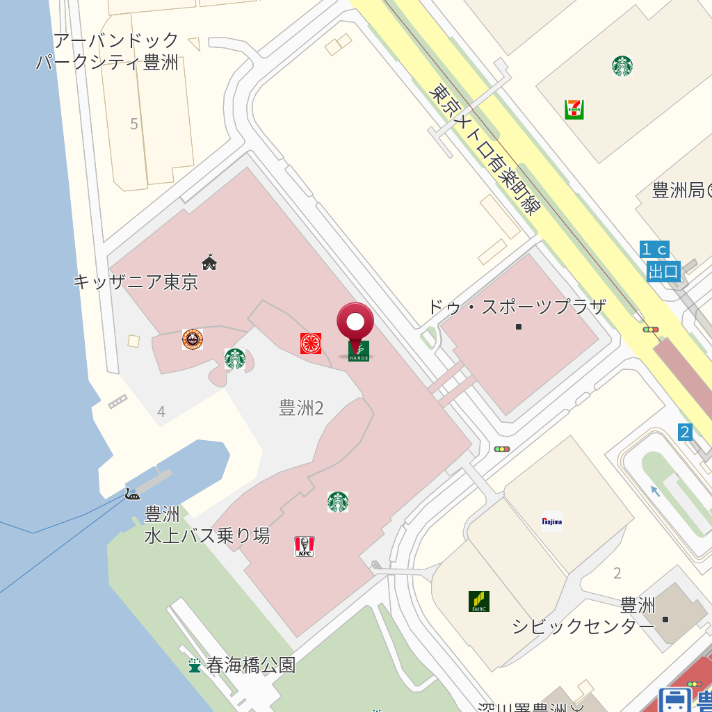 ゆうちょ銀行ららぽーと豊洲内出張所 の地図 住所 電話番号 Mapfan