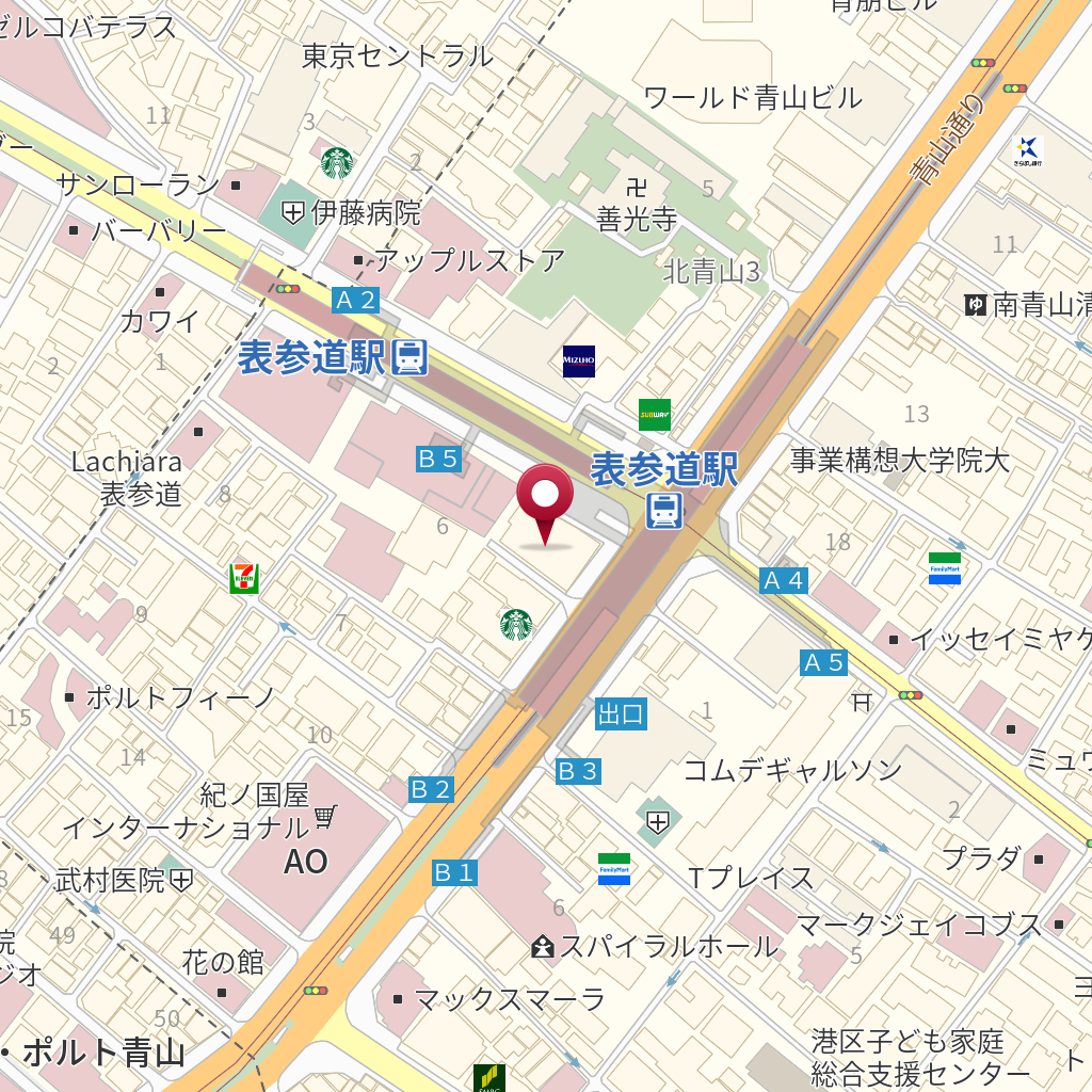 みずほ銀行青山支店 の地図 住所 電話番号 Mapfan