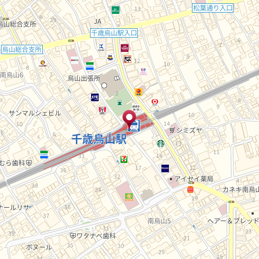千歳烏山駅 京王京王線 の地図 住所 電話番号 Mapfan