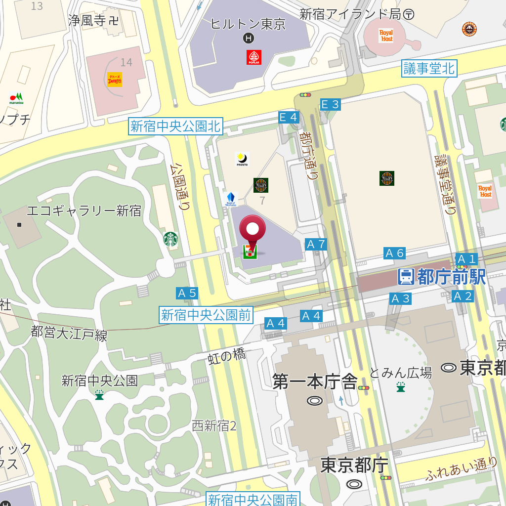 ハイアットリージェンシー東京 の地図 住所 電話番号 Mapfan