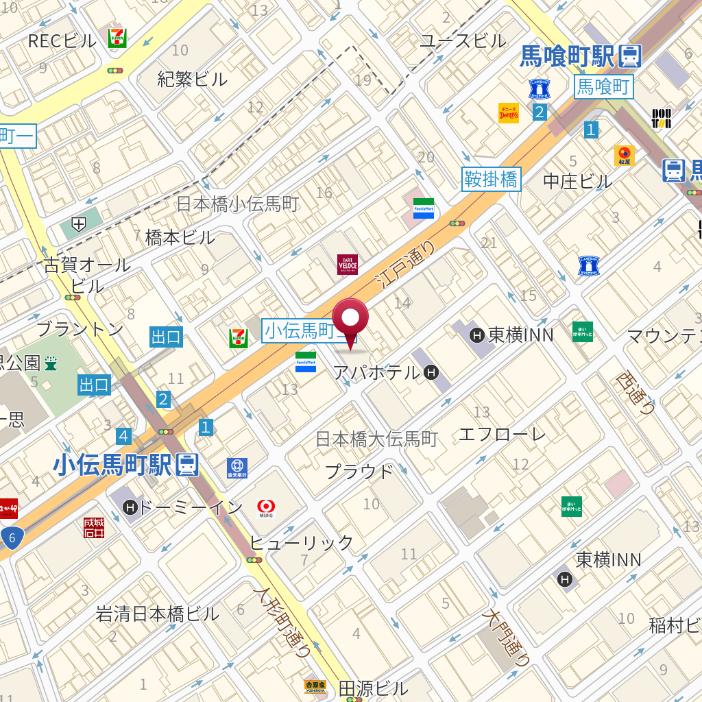 さわやか信用金庫東日本橋支店 の地図 住所 電話番号 Mapfan