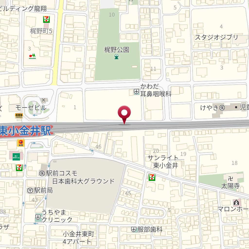 珈琲や東小金井工房 の地図 住所 電話番号 Mapfan