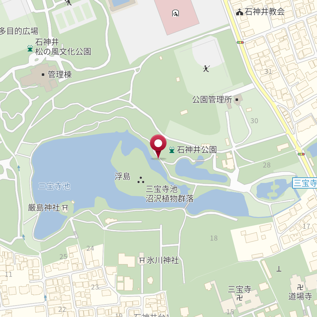 石神井公園 の地図 住所 電話番号 Mapfan