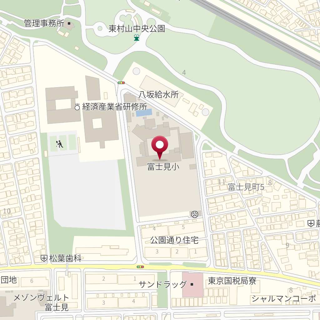 東村山市立富士見小学校 の地図 住所 電話番号 Mapfan