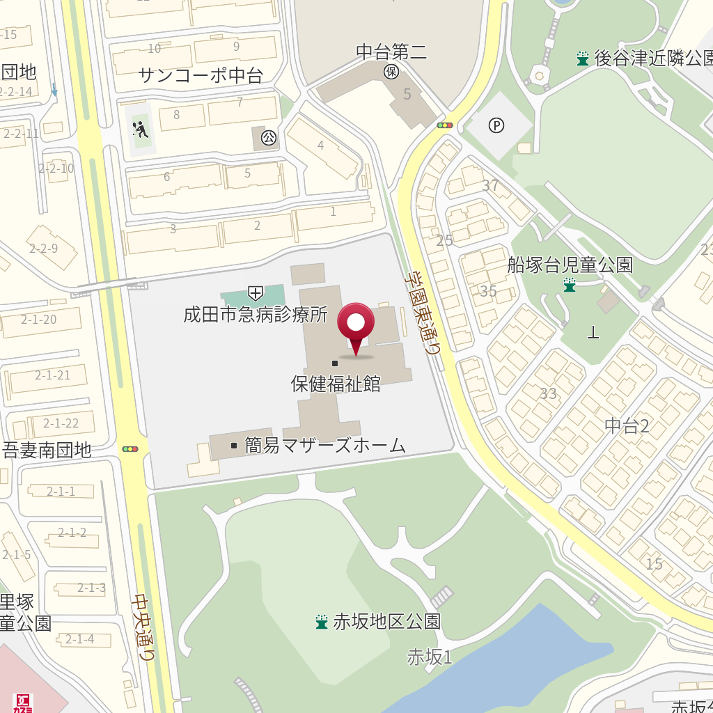 成田市社会福祉協議会事務局 の地図、住所、電話番号 MapFan