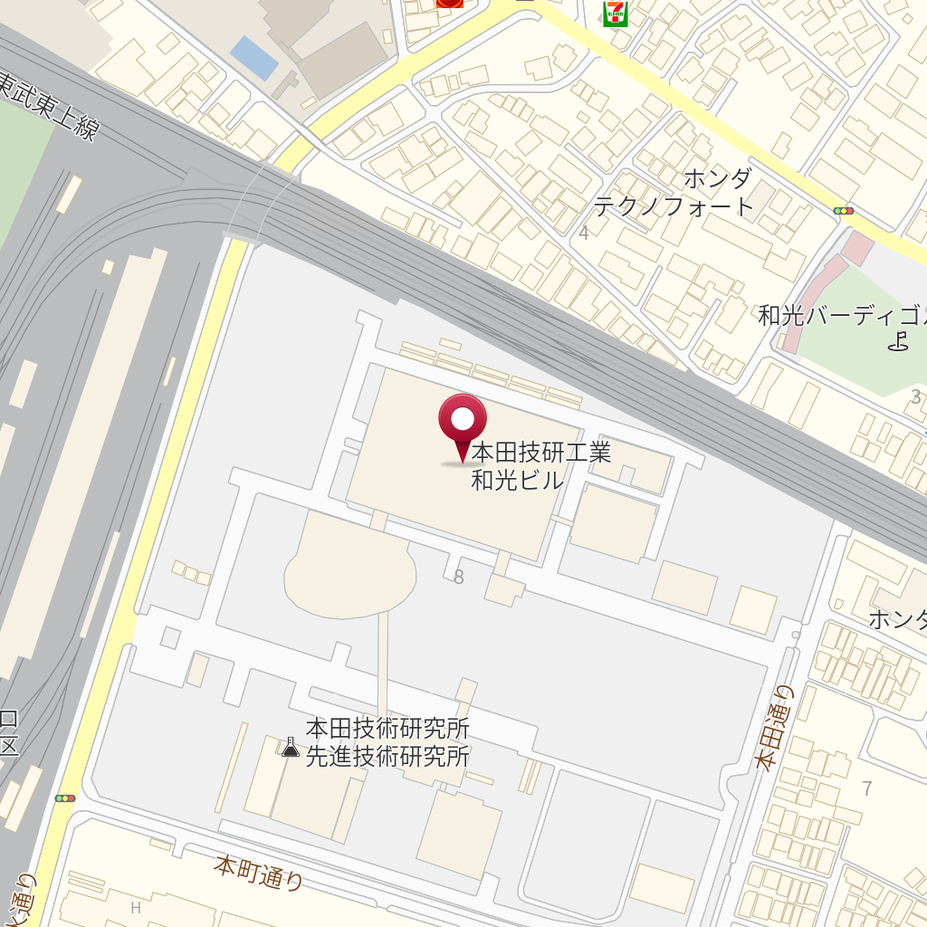 本田技研工業 和光ビル の地図 住所 電話番号 Mapfan