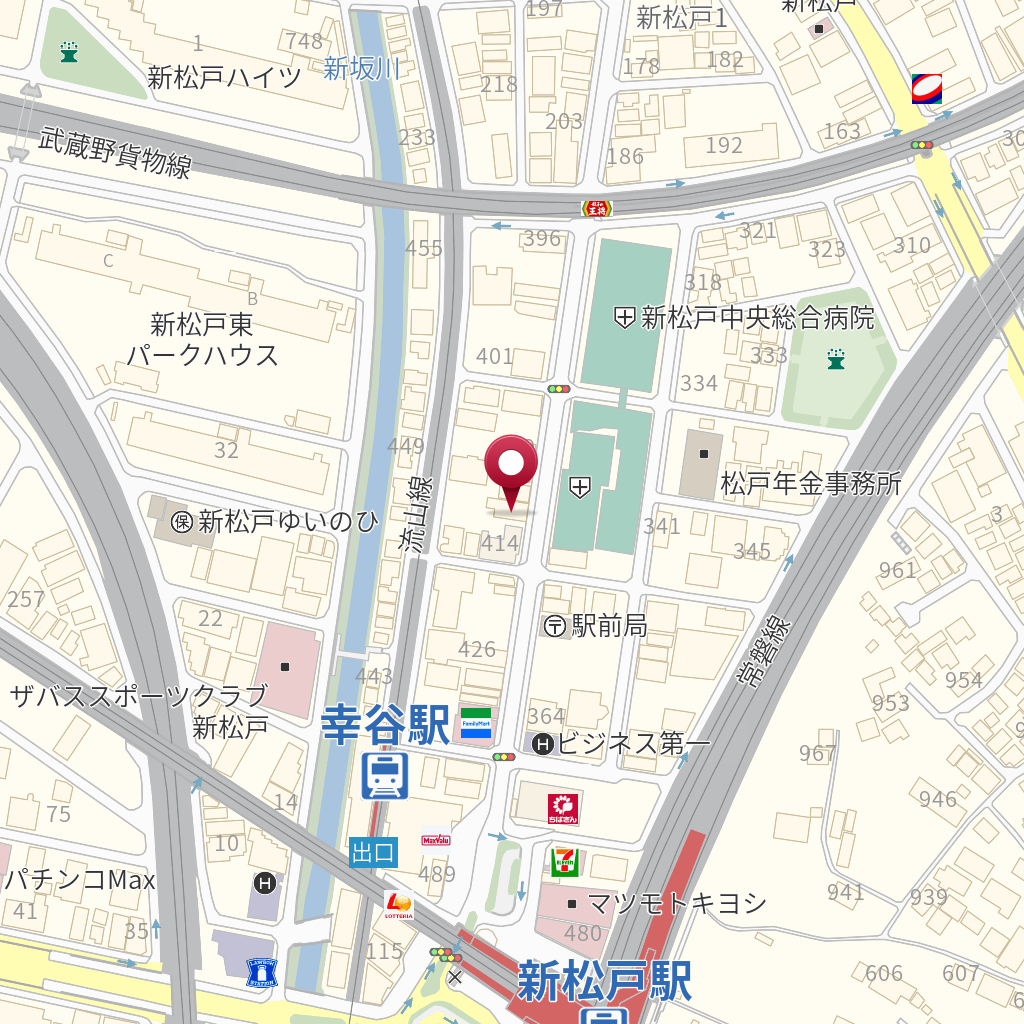 美容室クオーレ新松戸店 の地図 住所 電話番号 Mapfan