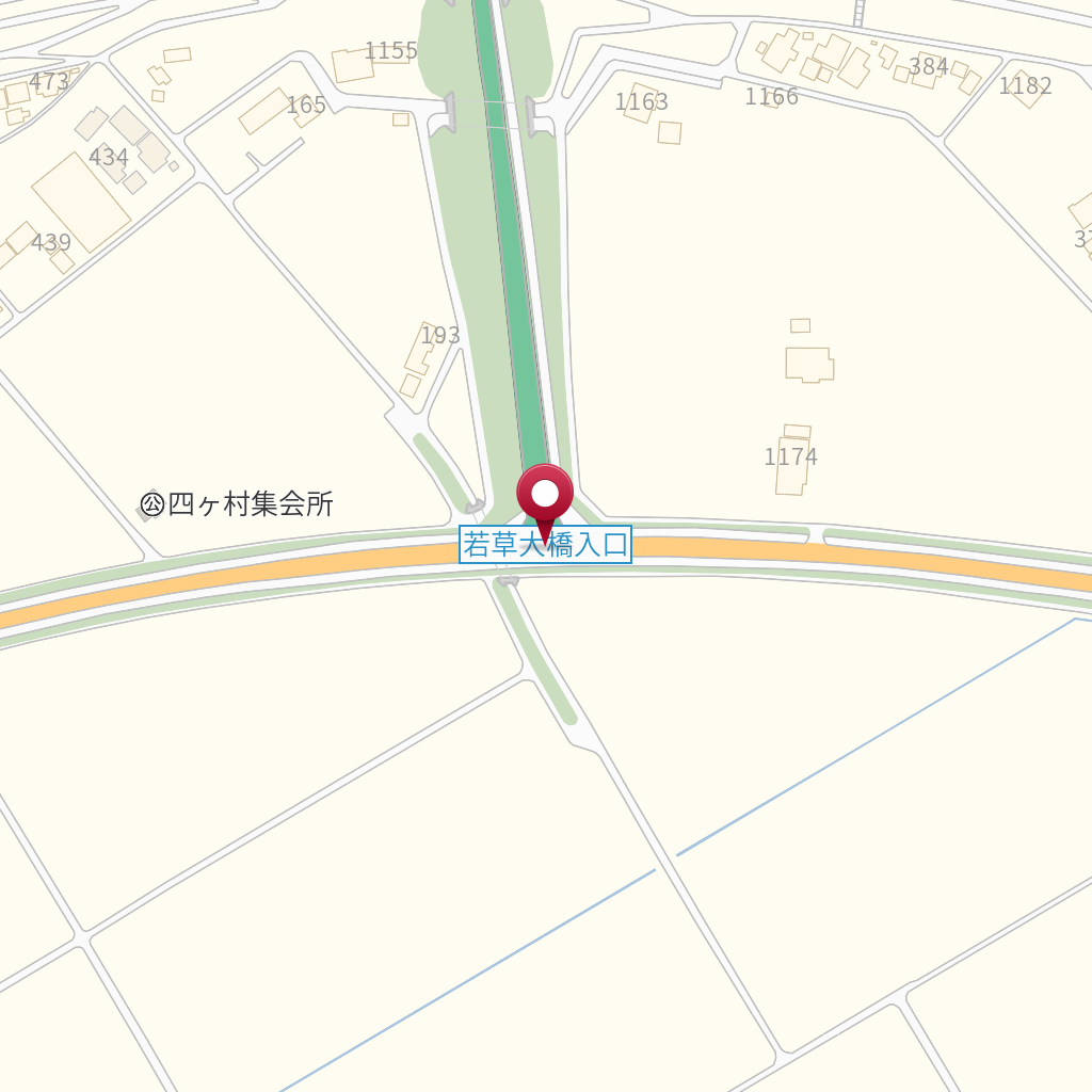若草大橋入口 の地図 住所 電話番号 Mapfan