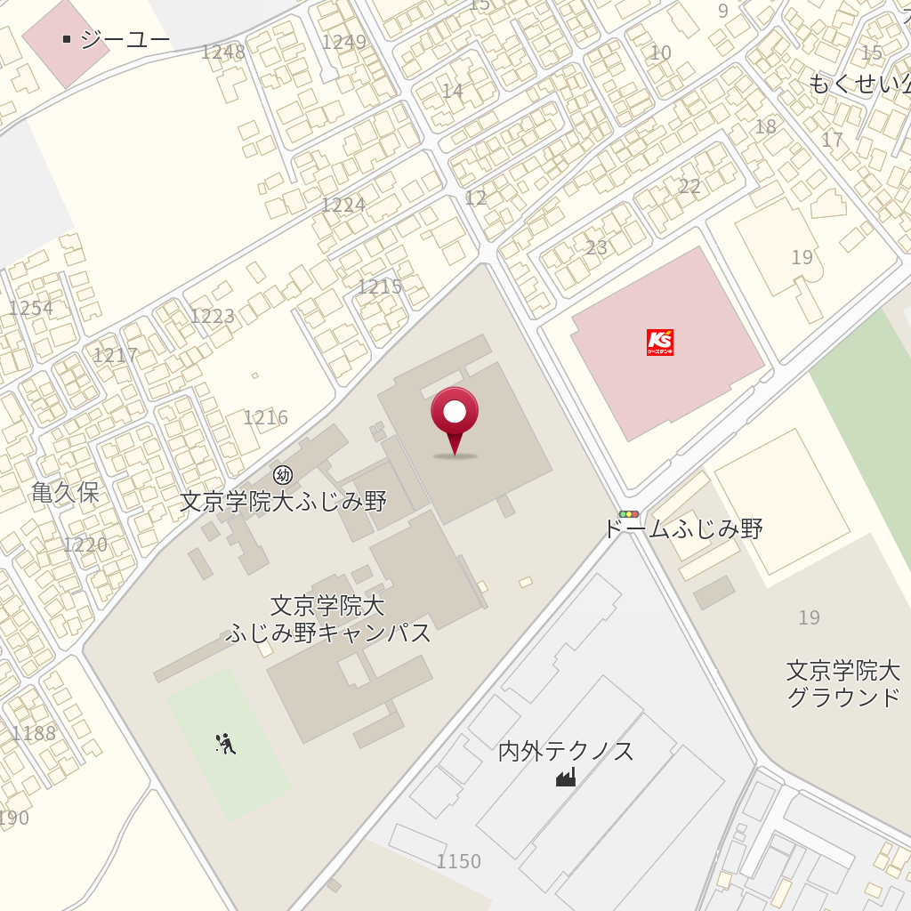 文京学院大学 ふじみ野キャンパス の地図、住所、電話番号 MapFan