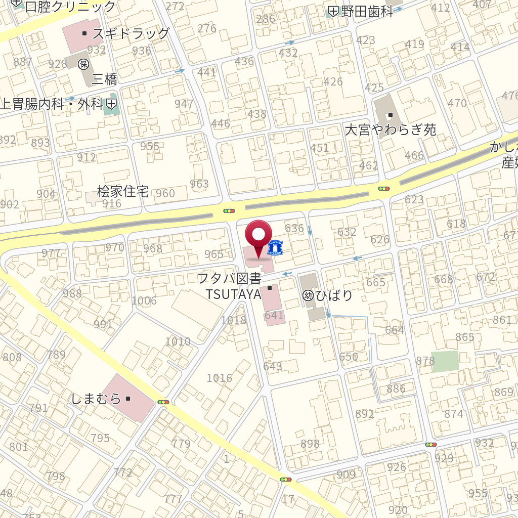 フタバ図書ｇｉｇａ大宮店 文具部門 の地図 住所 電話番号 Mapfan
